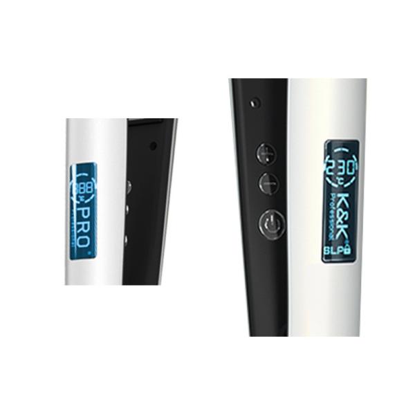 Aquecedor de ajuste multi-rango alisador de cabelo com revestimento de esmalte cerâmico para salão