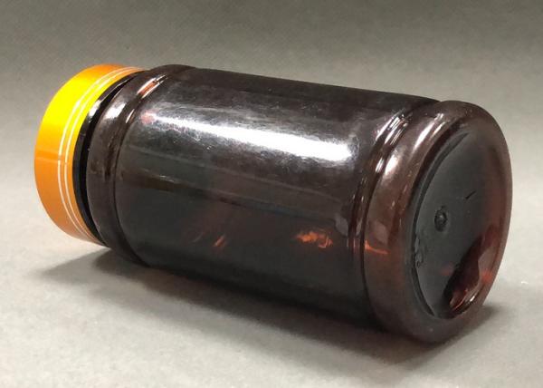 Pet Cordyceps Bottle Tablet Bottle Bamboo Bottle 175g Red Brown Plastic Screw Top Bottles