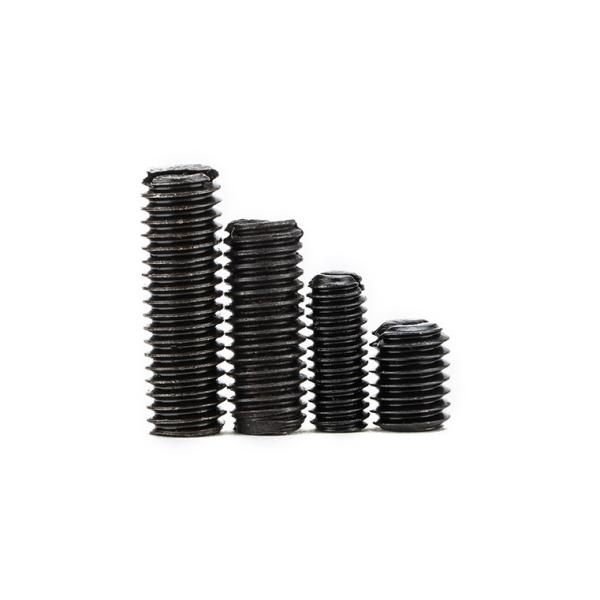 Headless Alloy Steel Metal Set Screws Slotted Drive Flat Point DIN24766