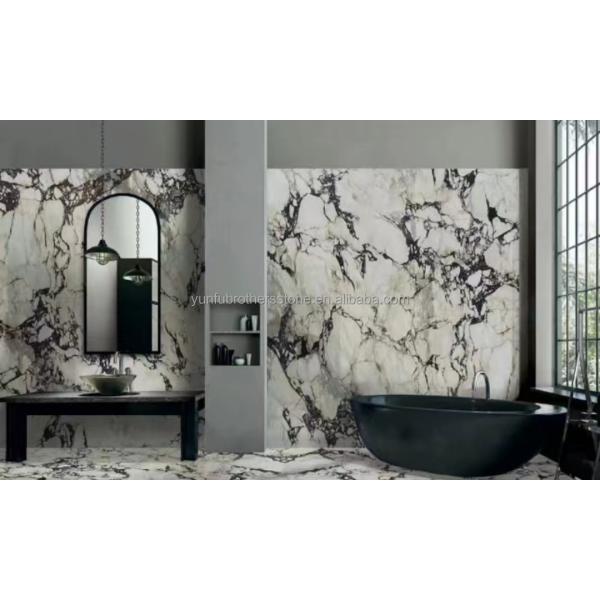 Natural Italian Calacatta Viola Marble Slabs for Modern Kitchen Countertop and Indoor Wall