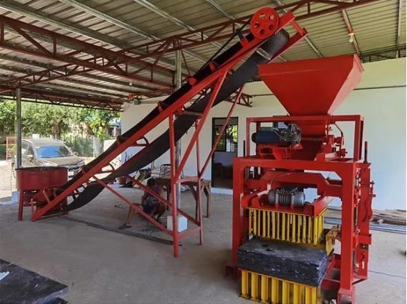 Pavement Brick Machine Production Line with Automatic Concrete Block Making Machine