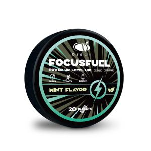 Organic Fruity Focus Fuel Energy Booster Pouches Multi Flavor Nootropic Chewing Gum Enhance Focus