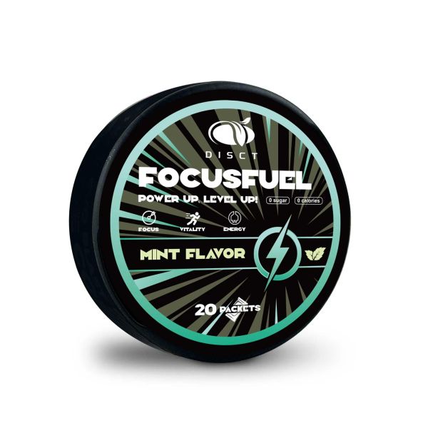 Organic Fruity Focus Fuel Energy Booster Pouches Multi Flavor Nootropic Chewing Gum Enhance Focus