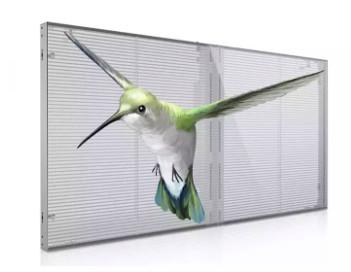 Dimension Customized Led Transparent Display HD Screen For Exhibition Hall