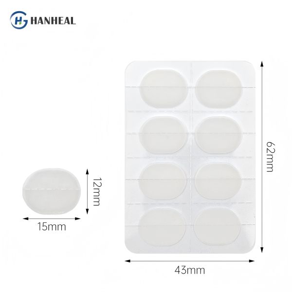 Tea Tree Oil Waterproof Hydrocolloid Cold Sore Patch Natural Ingredient 8 Dots/Sheet