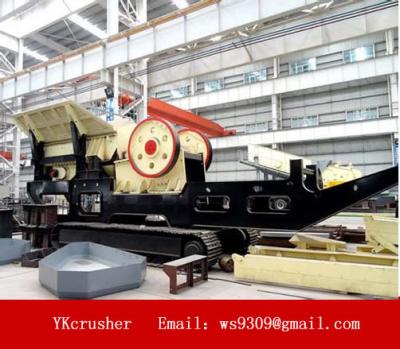 Convenient Stone Crushing Line Mobile Portable Rock Crusher Crawler Type