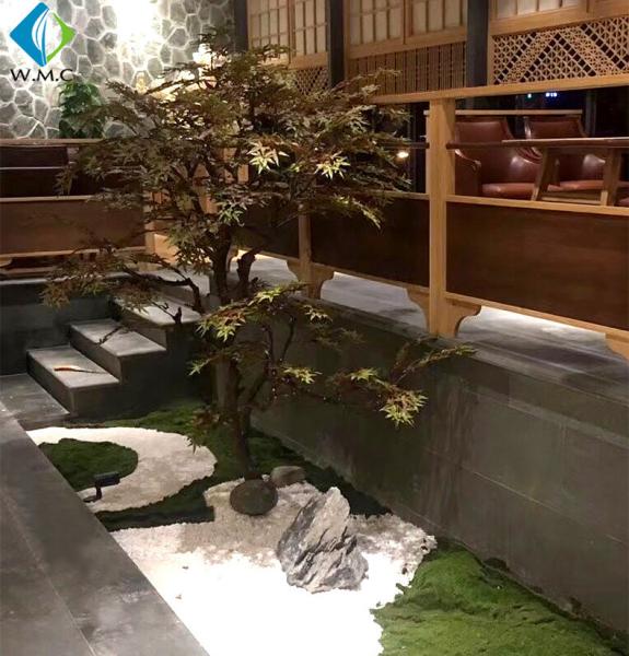 Customized Artificial Maple Plant , Fake Canadian Maple Tree With Gradient Branches