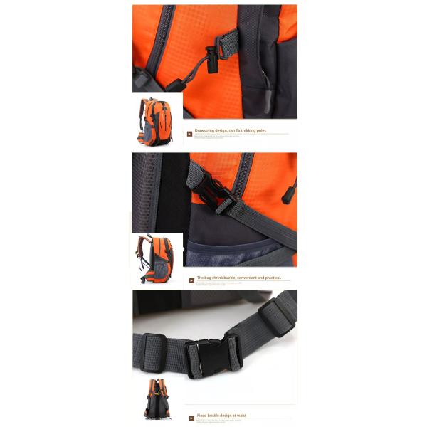 Multicolor Unisex водоустойчивый пеший материал полиэстера рюкзака