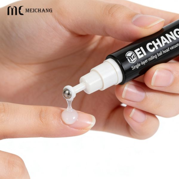 5ml/10ml/12ml/15ml Precision Rollerball Stainless Steel Airless Bottle（MC-247）