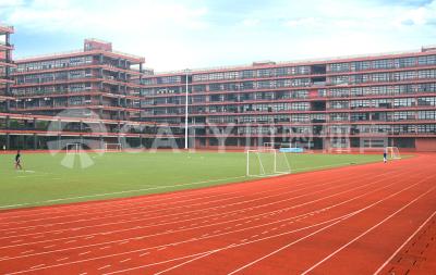 Pista de borracha sintética, impermeável e durável