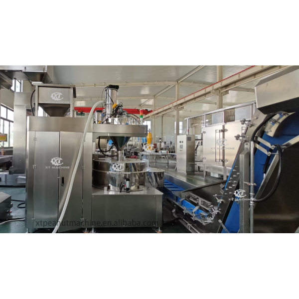 PLC Controlled Coating Machine for Dough Peanuts/Flavored Coffee Beans/Nuts High-Speed Spinning Automatic Batch Coating Machine