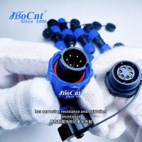IP68 Waterproof Aviation Connector 6 Pin Waterproof Panel Connector For Power Extension Cord