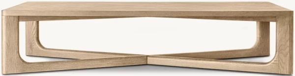 Living Room Modern Solid Wood Coffee Table Customized Lightweight 450mm