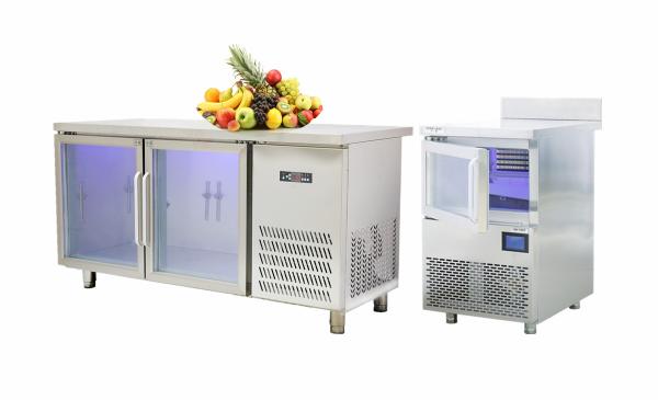Adjustable Shelves Blue Light Inside Refrigerator Digital Temperature Controller