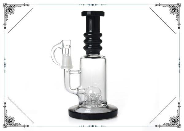 7 Inch Mini Glass Smoking oil Bong Six Arms Perc Welded With The Bottom 14mm Nail