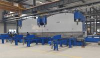 1600 tonnes de force de travail de frein à pression en tandem CNC, réalisation de mât et de monopole