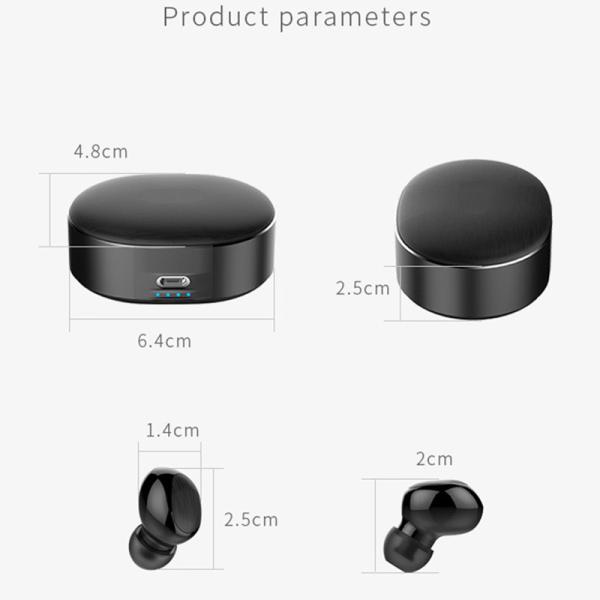 Bluetooth 5,0 fones de ouvido sem fio Mini Bluetooth Earphone Handsfree Headphone de Tws dos fones de ouvido ostenta o telefone dos auriculares do jogo de Earbuds
