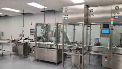 Vial Filling and Stoppering Line with ABB Main Motor