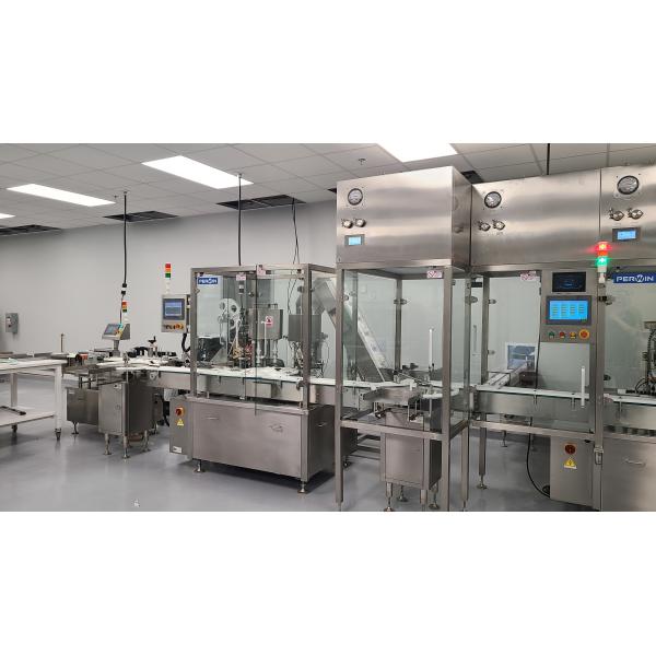 600mm Turntable Vial Capping Machine with Automatic Double Station Filling and Stoppering
