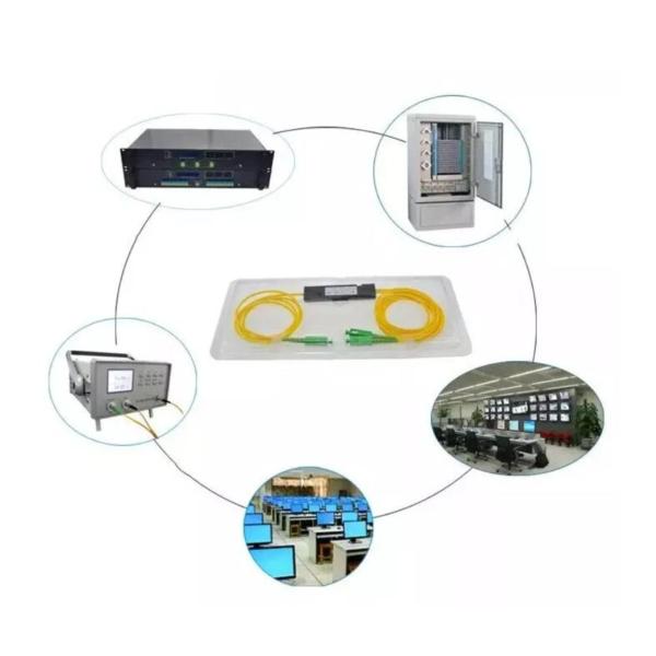 SC/UPC SC APC соединитель Волоконно-оптический кабель 1*2 Разделитель одномодный G652D/G657A для B2B