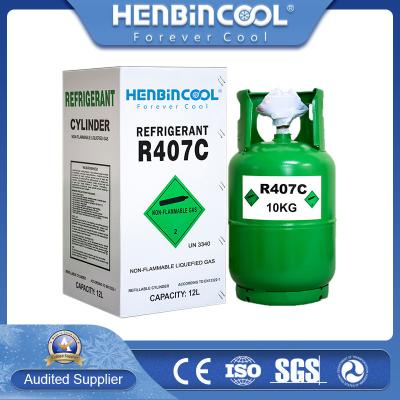 11.3kg Air Conditioner Refrigerant 407C Refrigerant Disposable Cylinder