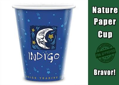 Single Wall Hot Drink Cups PE Coating Paper Custom Made With Matt Finish