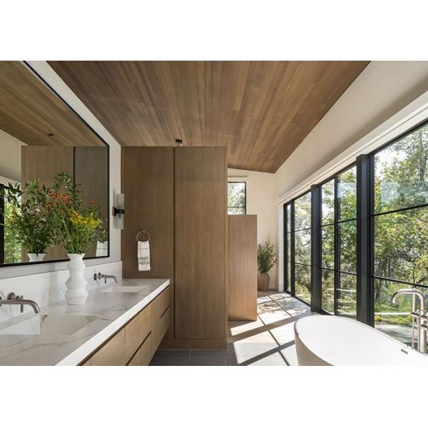 Customized Prefab House Villa And Office Building With Outdoor Aluminum Windows & Doors