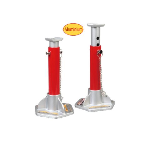 Laboratório Jack Container Lift e Jack Stand em um carro Jack Stand
