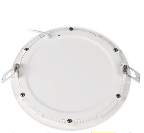 Round 0.95PF 110Lm/W Recessed Led Ceiling Panel AC265V
