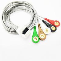 5 cabo paciente do IEC AHA ECG das ligações com tipo instantâneo para Holter Recorder