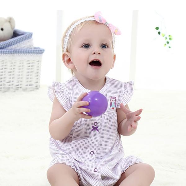 Printing Baby Clothes Summer Onesies Baby Clothes Short Sleeve Girl Rompers for Sale