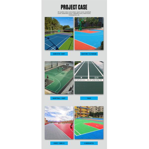 5mm Thickness Outdoor Sports Surfaces Silicon Pu Sport Badminton Court