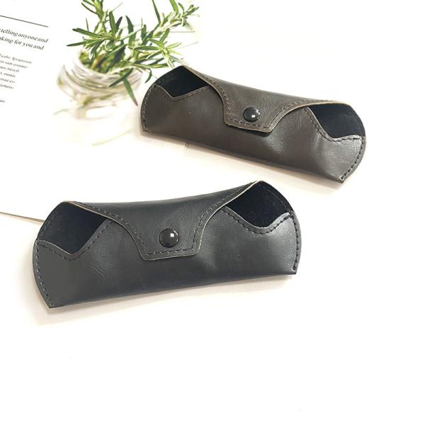 Retro PU optical glassese handmade eyeglasses Optical Case Carrying Eyewear bag Luxury PU Case
