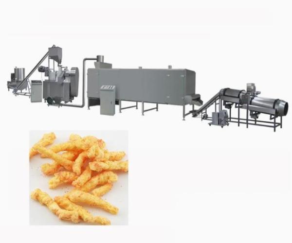 L'équipement simple d'extrusion de nourriture de vis pour des bugles de la farine 3d ébrèche la fabrication