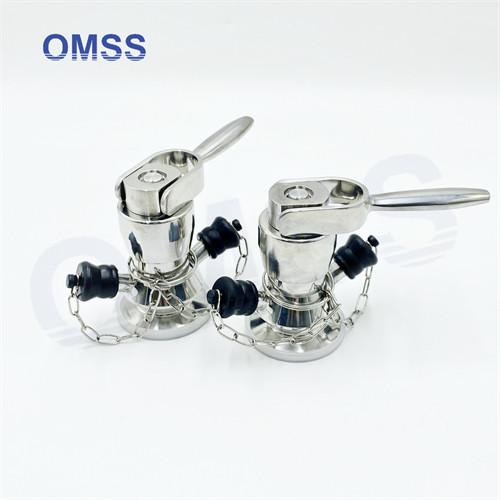 2 Inch Sample Valves Sanitary Tri Clover Featuring PTFE Sealing For Water Treatment