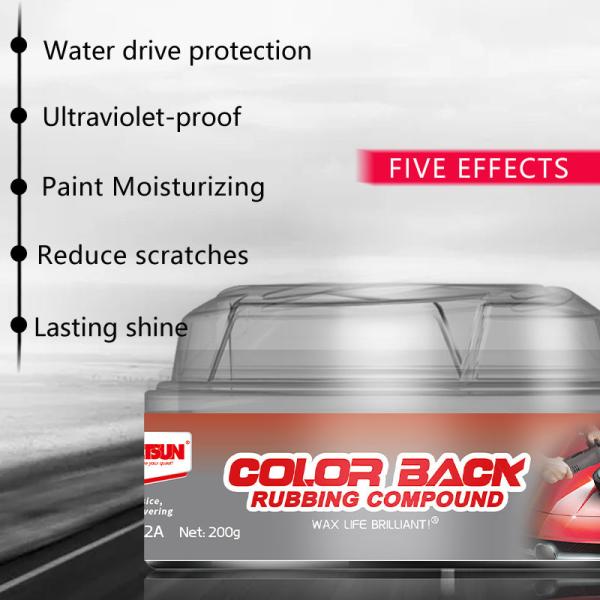 Couleur de l' arrière de la peinture de soins de voiture pour les phares