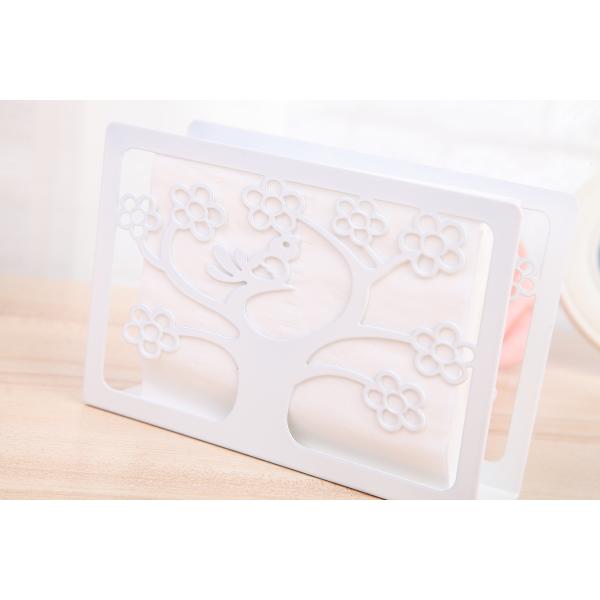 Support écologique de serviette en métal de restaurant, support de serviette de papier 15 x 4 x 10 cm