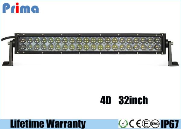 32 Inch 180W 4D Off Road LED Light Bar For Trucks  6000K Cool White 