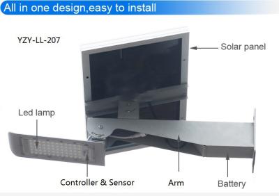 High Power Waterproof Street Light Using Solar Panel / Solar Led Street Lamps