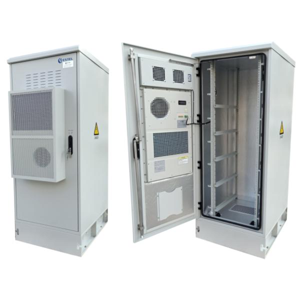 термостатические приложения шкафа 19 дюймов 34U изолировали приложение базовой станции телекоммуникаций