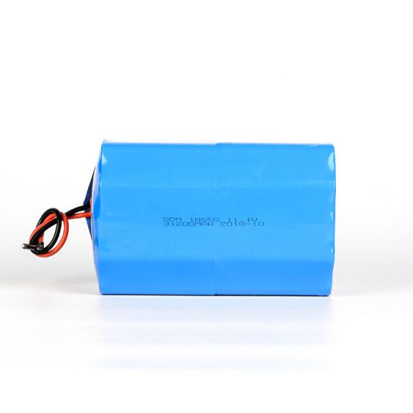 Rechargeable UN38.3 11.1V 31.2Ah Li Ion 18650 Battery