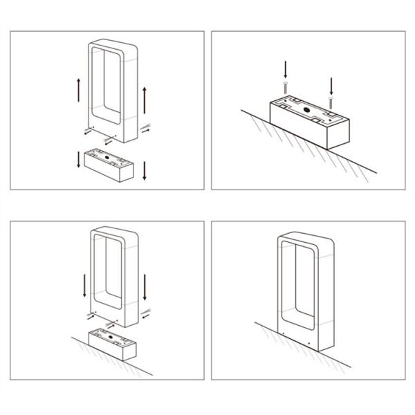 лужайка 7В 10В на открытом воздухе освещает установку высокой яркости Райньпрооф легкую