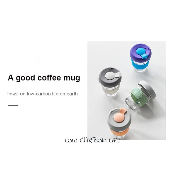 1-Piece Customized Logo Borosilicate Insulated Coffee Cup Tumbler for Water Bottle
