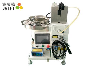 Máquina de nylon operada conveniente da cinta plástica para a linha de ligação de fixação de bobina do motor
