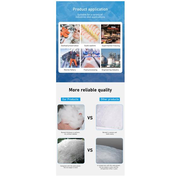 Suministro directo de una máquina para hacer hielo de 2 t para tiendas de alimentos y bebidas de Marruecos