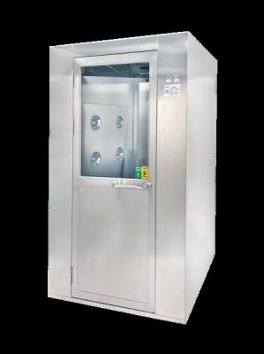 Electromagnetic Lock Cleanroom Air Shower High Cleanliness Stainless Steel Nozzle 99.99% Cleanliness