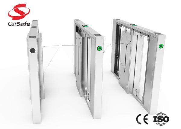 Servo Control Flap Barrier Turnstiles  Biometric Speed  Pedestrian Swing Gate
