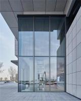 Sleek Aluminum Frame Curtain Wall Glass Thermal Insulation