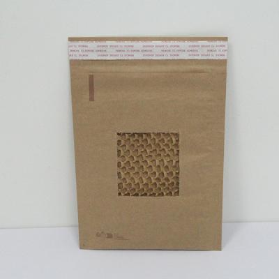 Custom Degradable Mailing Bags 25x35cm Floral / Geometric Honeycomb Padded Mailer