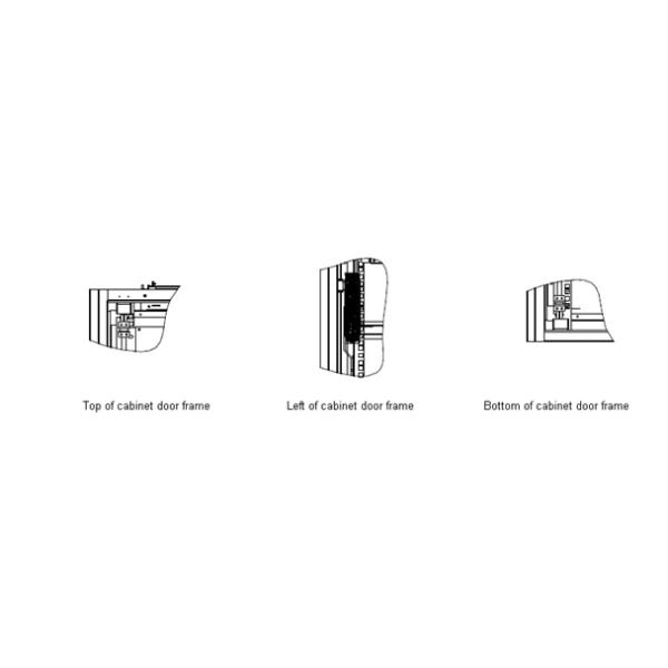 Integrated Outdoor Battery Cabinets 19 Inch Rack Telecom Cabinet With Power Distribution